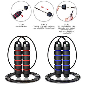 Skipping Rope Adjustable Jumping Rope Fitness Speed Gym Adults Girls Kids  Men